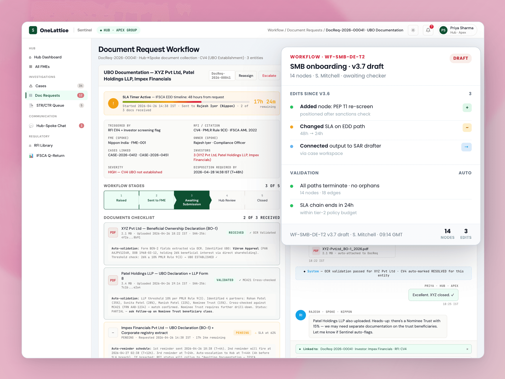 Build workflows without filing an engineering ticket.